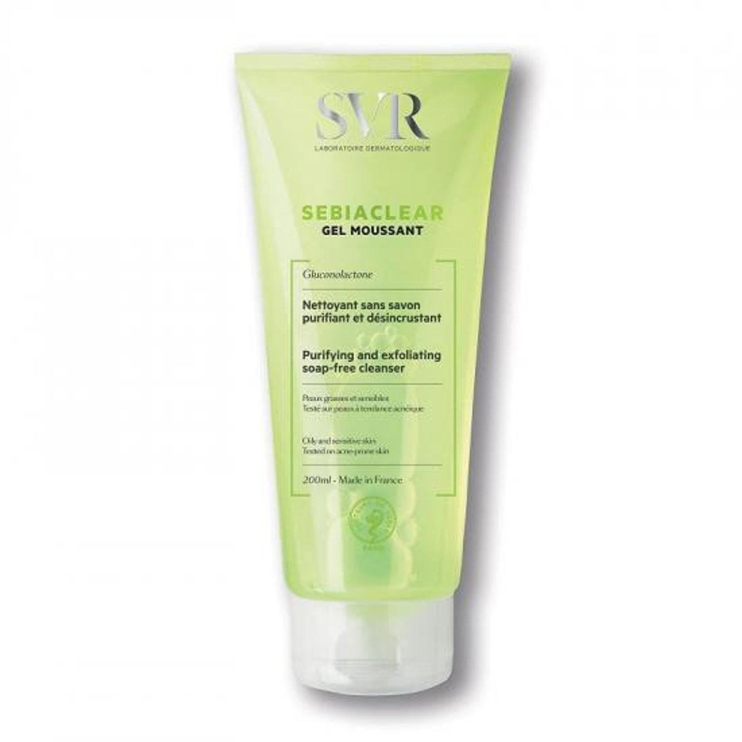 Gel spumant de curatare Sebiaclear SVR Laboratoires, 200 ml fotografia produsului