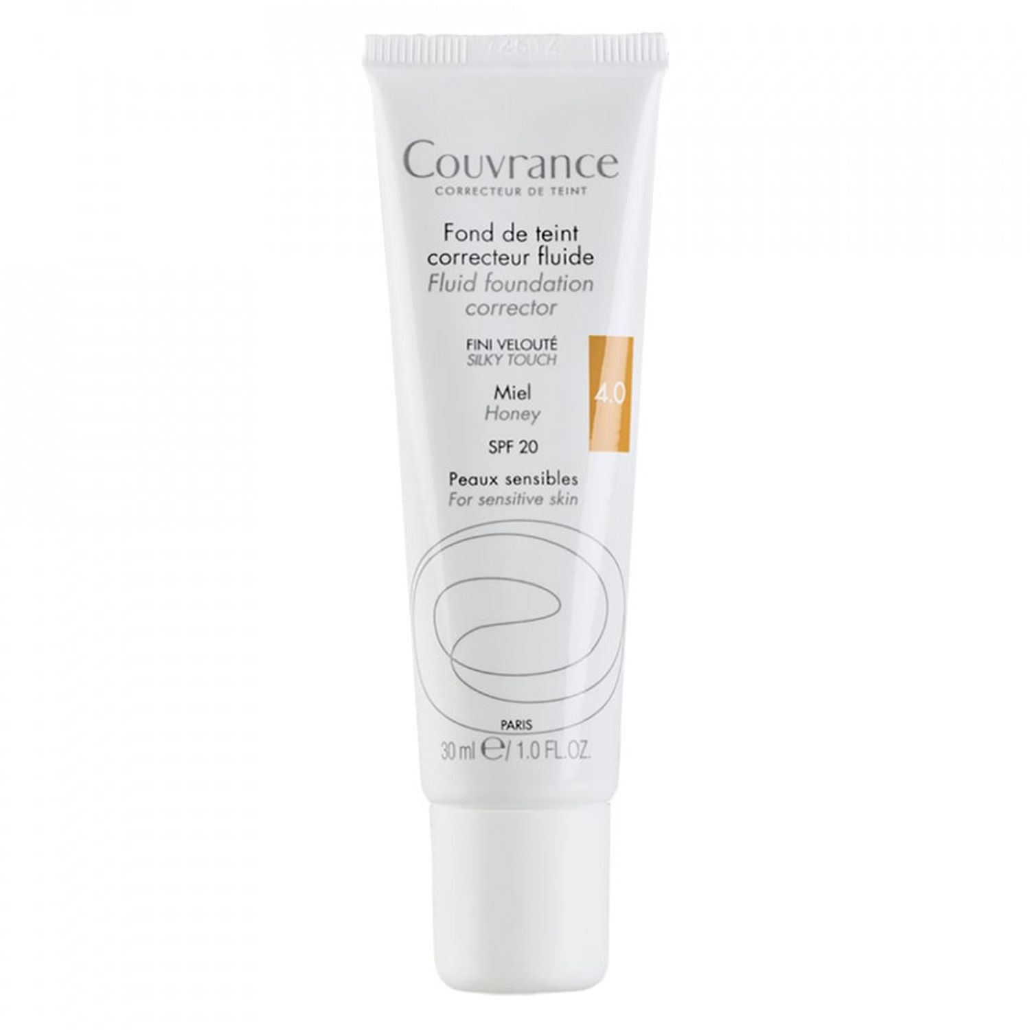 Fond de ten fluid corector SPF 20 Couvrance, Avene, 30 ml, Sable 3.0 fotografia produsului