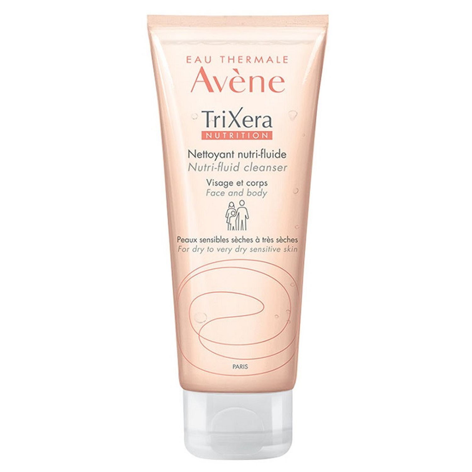 Gel de dus Nutrition TriXera Avene, 100 ml fotografia produsului