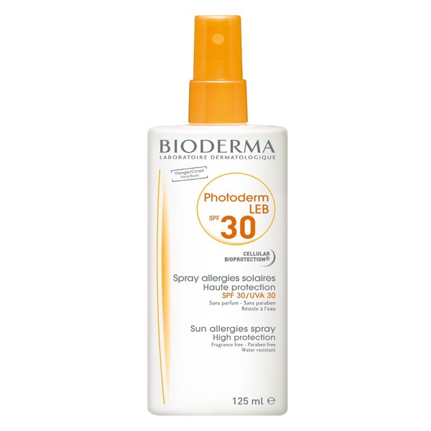Spray protectie solara Photoderm LEB SPF 30, Bioderma, 125 ml fotografia produsului