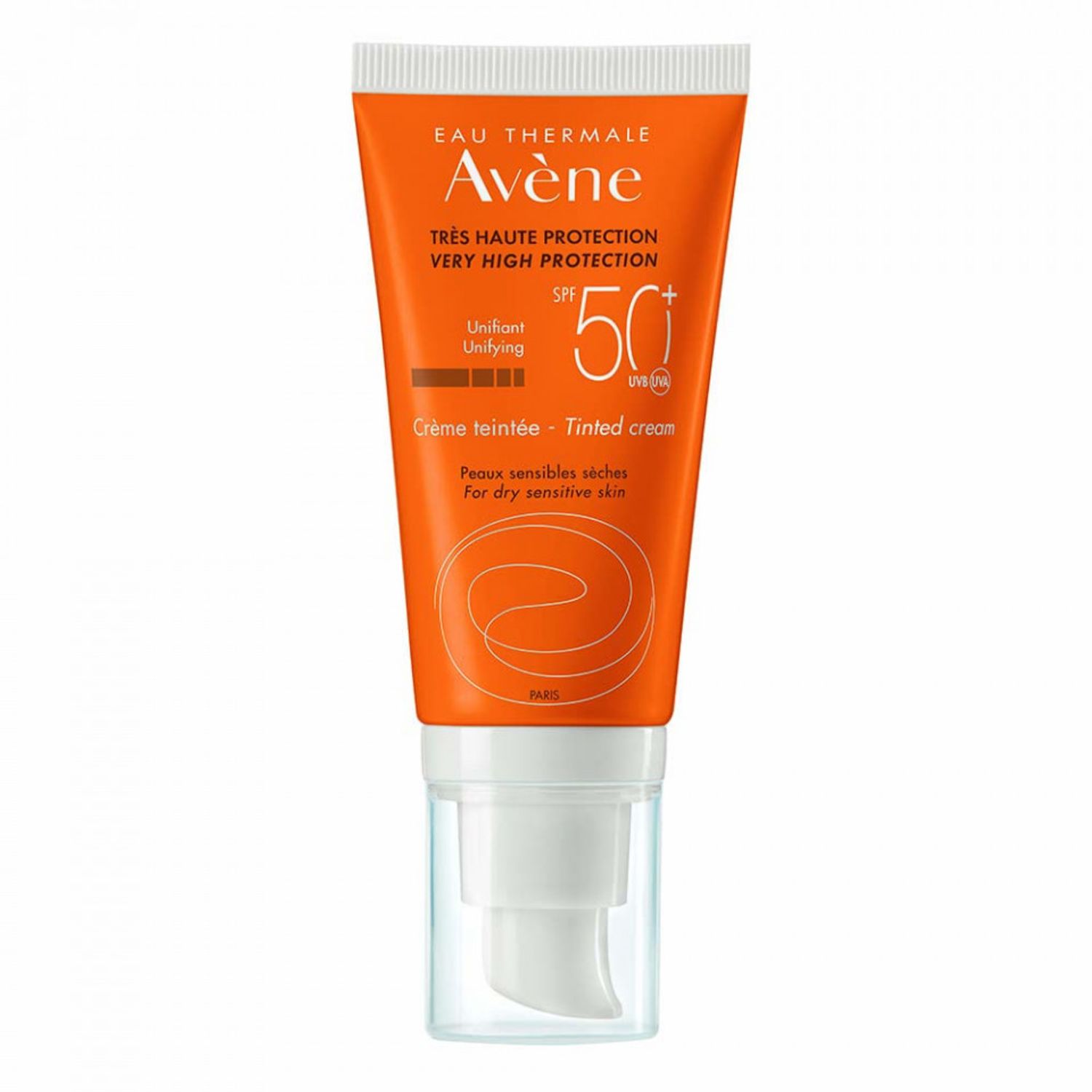 Crema nuantatoare SPF 50+ Avene Pierre Fabre rezistenta la apa, 50 ml fotografia produsului