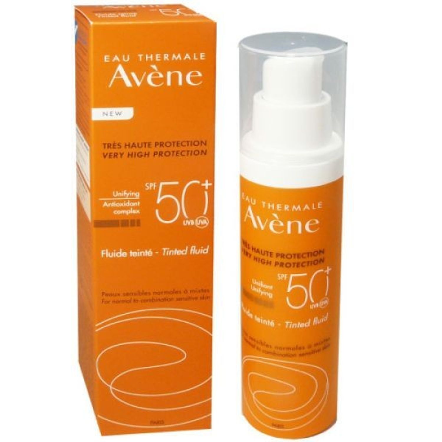 Fluid nuantator SPF 50+ Avene Pierre Fabre, 50 ml fotografia produsului