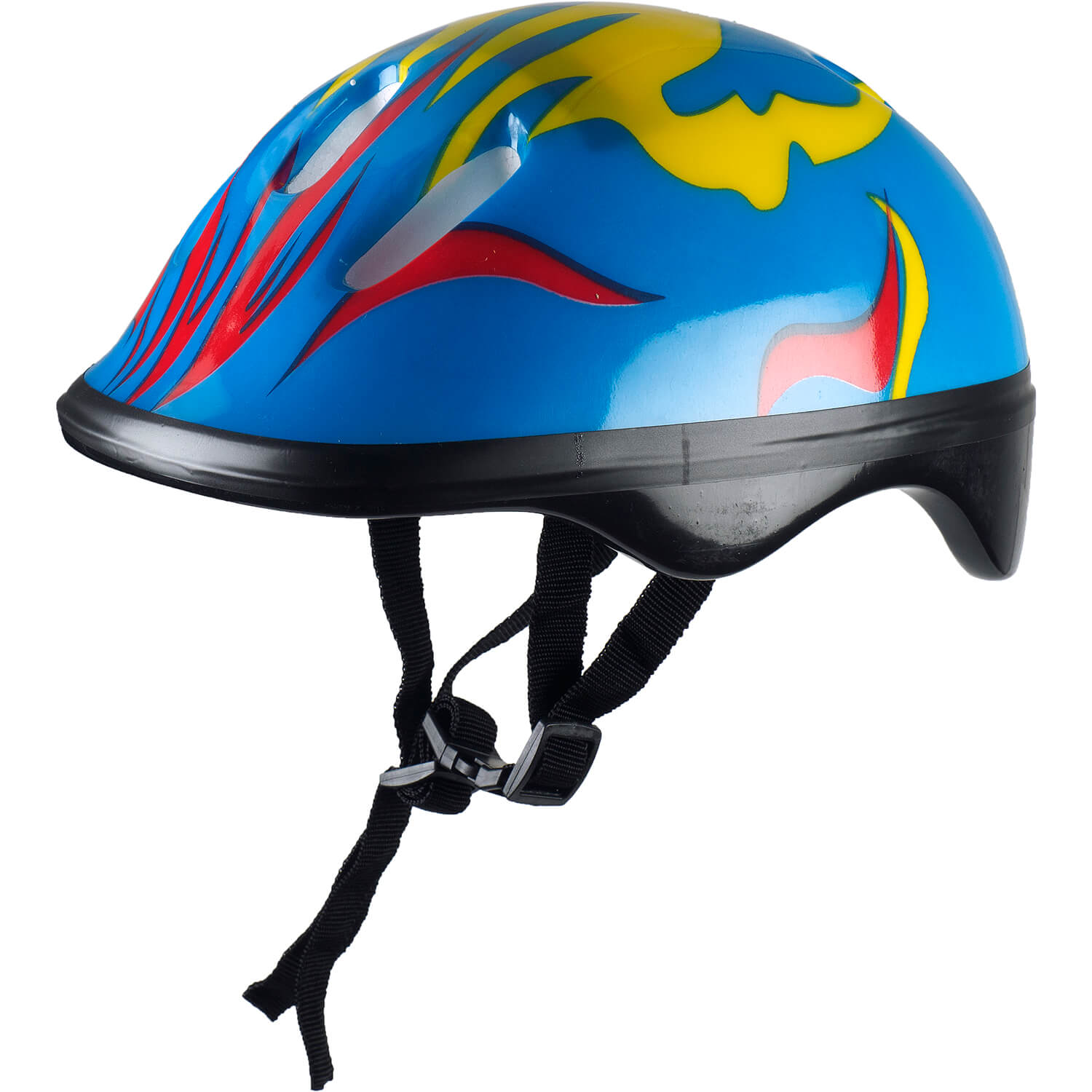 Casca protectie ActionOne Flames, marime 52-54 cm, albastra fotografia produsului View 2 L