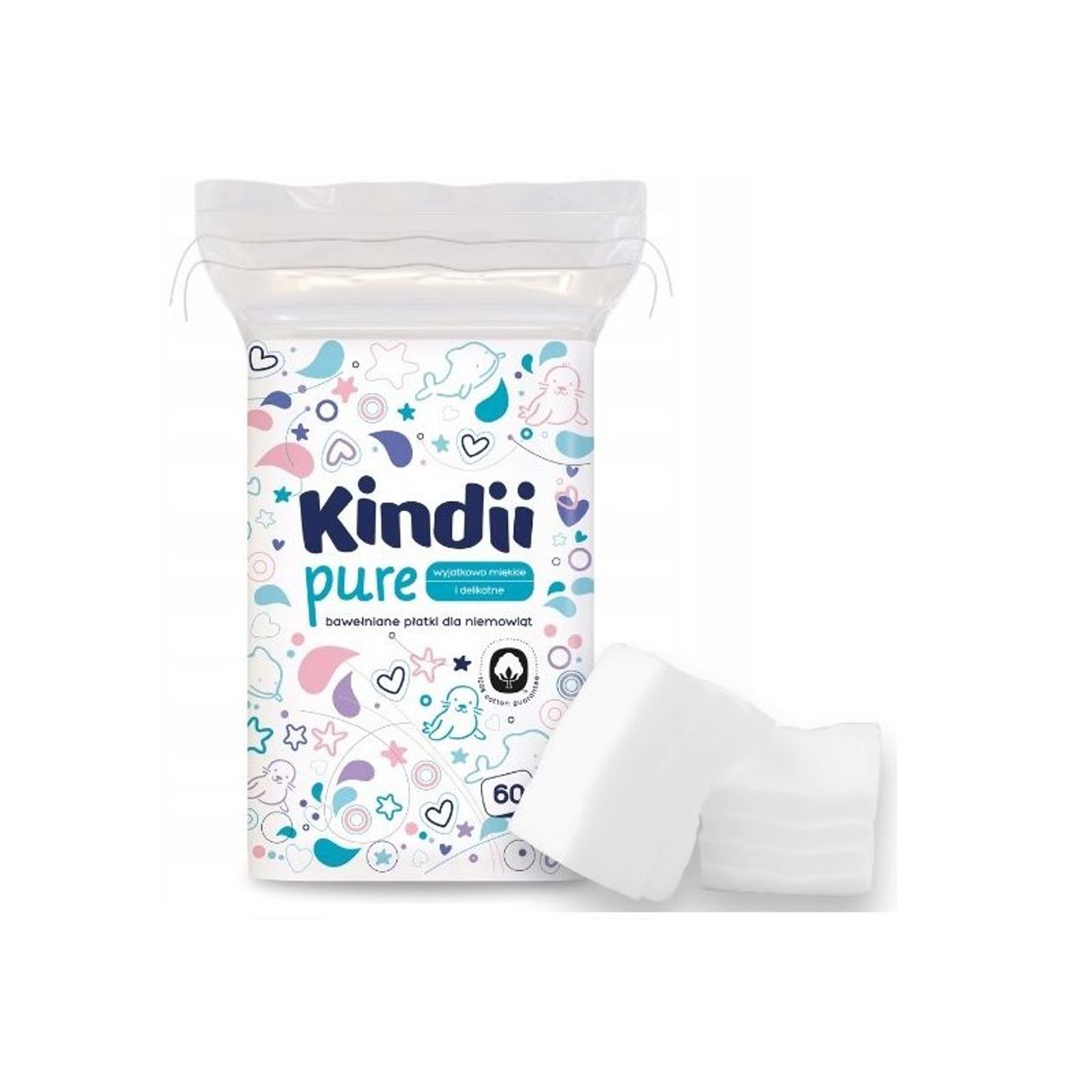 Dischete Kindii Pure Baby 60 buc. fotografia produsului
