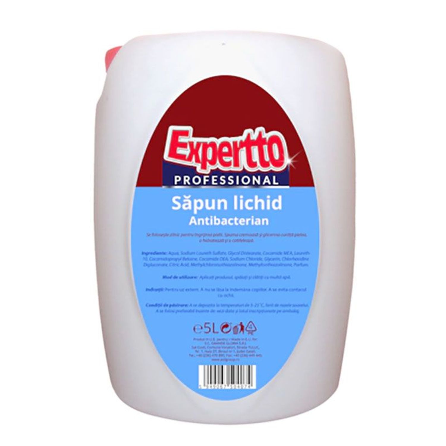 Sapun lichid antibacterian Expertto, 5000 ml fotografia produsului