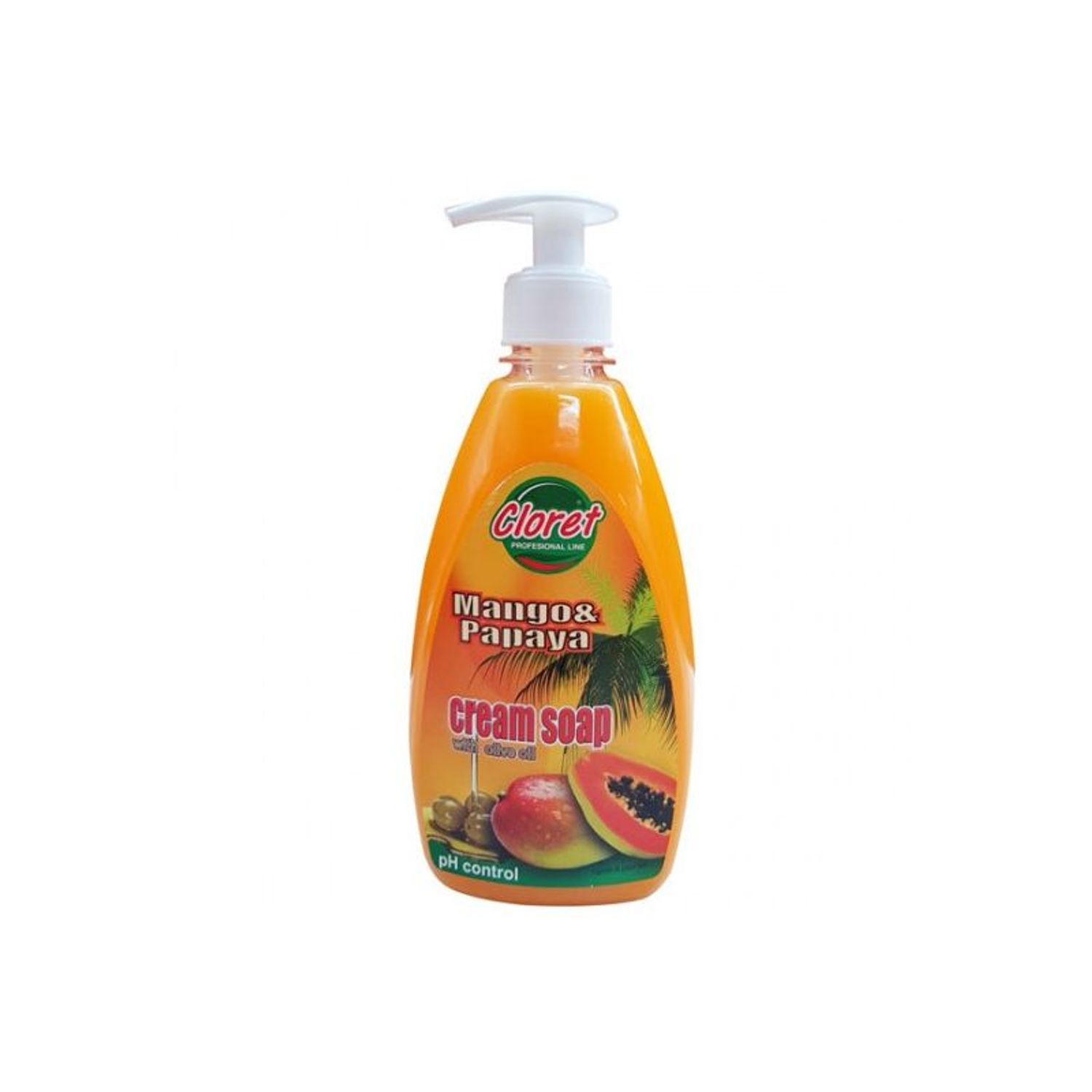 Cloret Sapun Lichid Cremos Mango & Papaya 500 ml fotografia produsului View 2 L