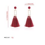 Cercei Bendina Burgundy OUT fotografia produsului View 2 S