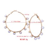 Cercei hoop cu perle Eenok C2 OUT fotografia produsului View 5 S