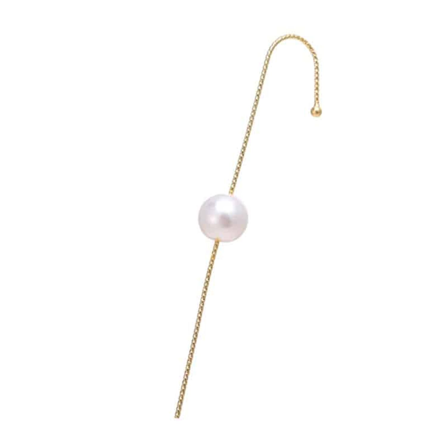 Cercel ear cuff, auriu, cu perla, Moonika C21 fotografia produsului View 3 L