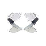 Cercei argintii, forma de spirala, Reka C5 fotografia produsului