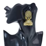 Cercei aurii, stil indian, forma de clopotel, Ringvor C1 fotografia produsului View 2 S