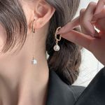 Cercei ear cuff, aurii, cu perle, Avia C17 fotografia produsului View 2 S