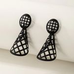 Cercei negri, plasa metalica, Dilara C12 fotografia produsului View 2 S