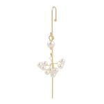 Cercel ear cuff, auriu, cu perlute, Federica C13 OUT fotografia produsului