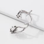 Cercel ear cuff, argintiu, cu pietre, Cyntia C3 fotografia produsului View 2 S