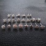 Set cercei argintii, diverse forme, Dana C20 fotografia produsului View 5 S