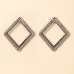 Cercei argintii, forma de romb, Evanna C16 fotografia produsului