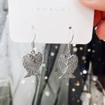Cercei argintii, forma de aripi de inger, Natalia C13 fotografia produsului View 4 S