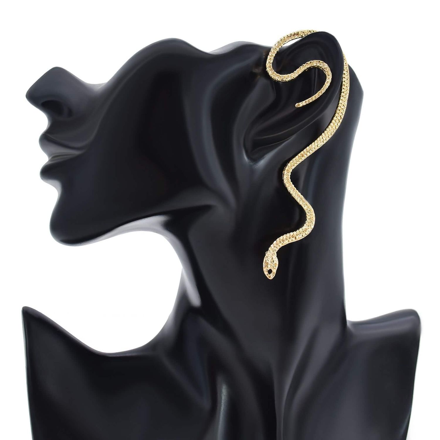 Cercel auriu, ear cuff, forma de sarpe, Sofi C2 fotografia produsului View 3 L