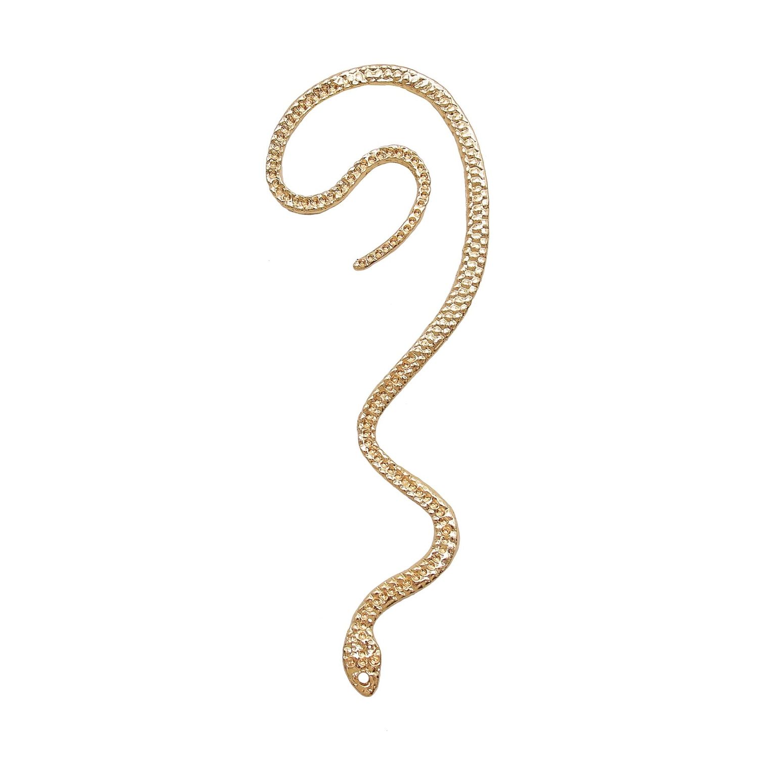 Cercel auriu, ear cuff, forma de sarpe, Sofi C2 fotografia produsului