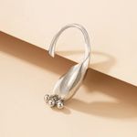 Cercel ear cuff, argintiu, cu bilute, Suzan C8 OUT fotografia produsului View 5 S