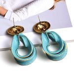 Cercei turquoise, rasuciti, Varna C1 fotografia produsului View 3 S