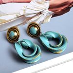 Cercei turquoise, rasuciti, Varna C1 fotografia produsului View 6 S