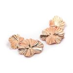 Cercei rose gold, forma de floare, Athena C19 OUT fotografia produsului View 8 S