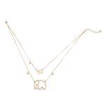 Colier auriu, cu elefanti, Ditte Gold C13 fotografia produsului View 3 S