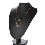 Colier auriu, cu elefanti, Ditte Gold C13 fotografia produsului View 2 S