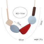 Colier cu forme geometrice, Anitta C12 fotografia produsului View 3 S