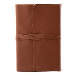 Jurnal piele naturala Vintage, Unika, maro deschis fotografia produsului