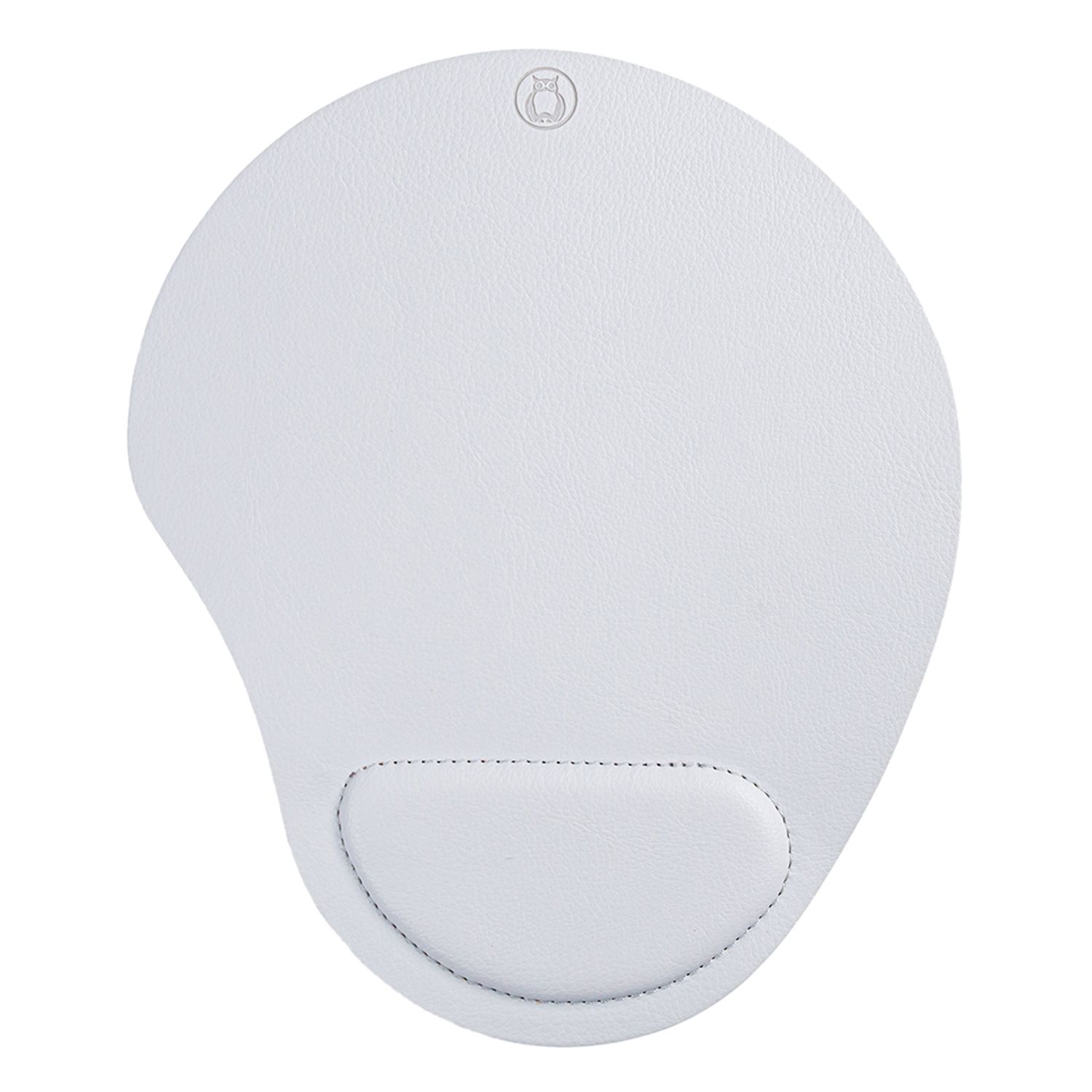 Mousepad ergonomic, piele PU, Unika, 24 x 20 cm, gri fotografia produsului