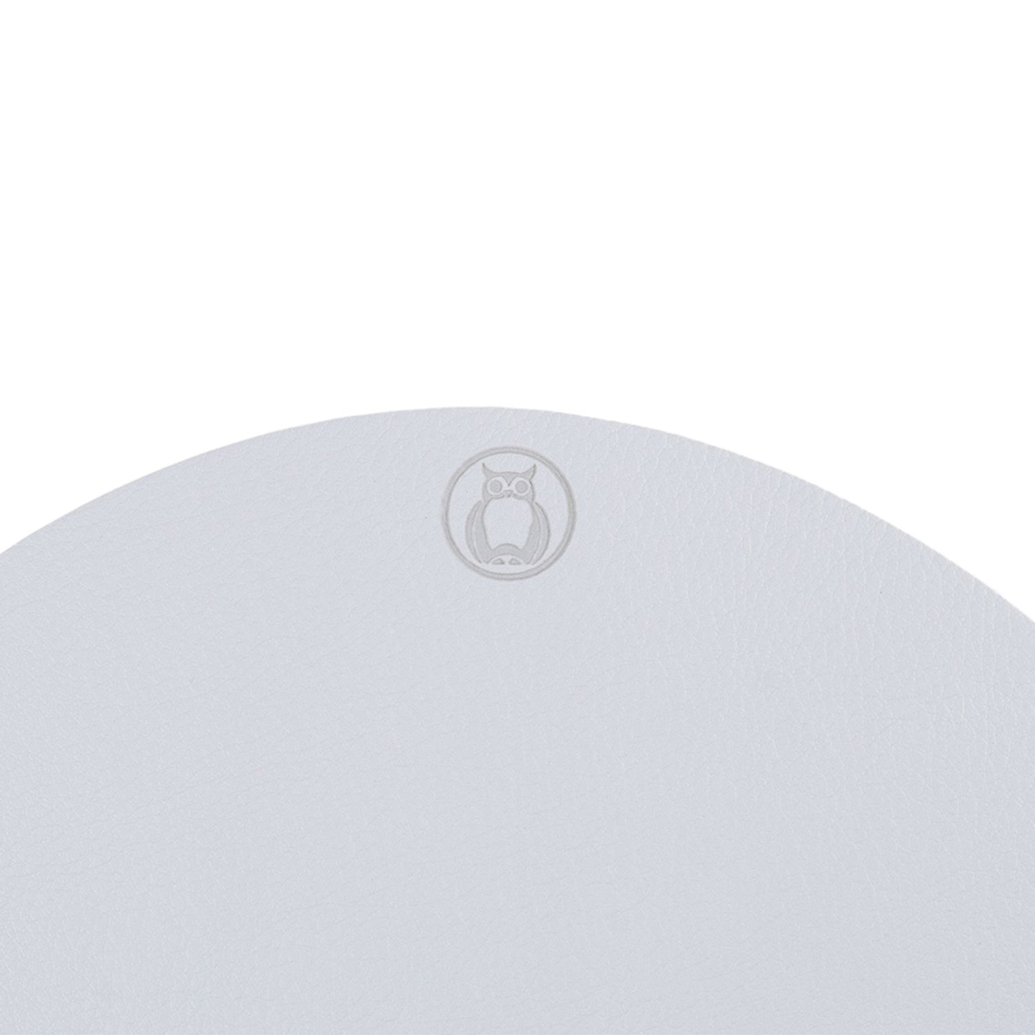 Mousepad ergonomic, piele PU, Unika, 24 x 20 cm, gri fotografia produsului View 2 L