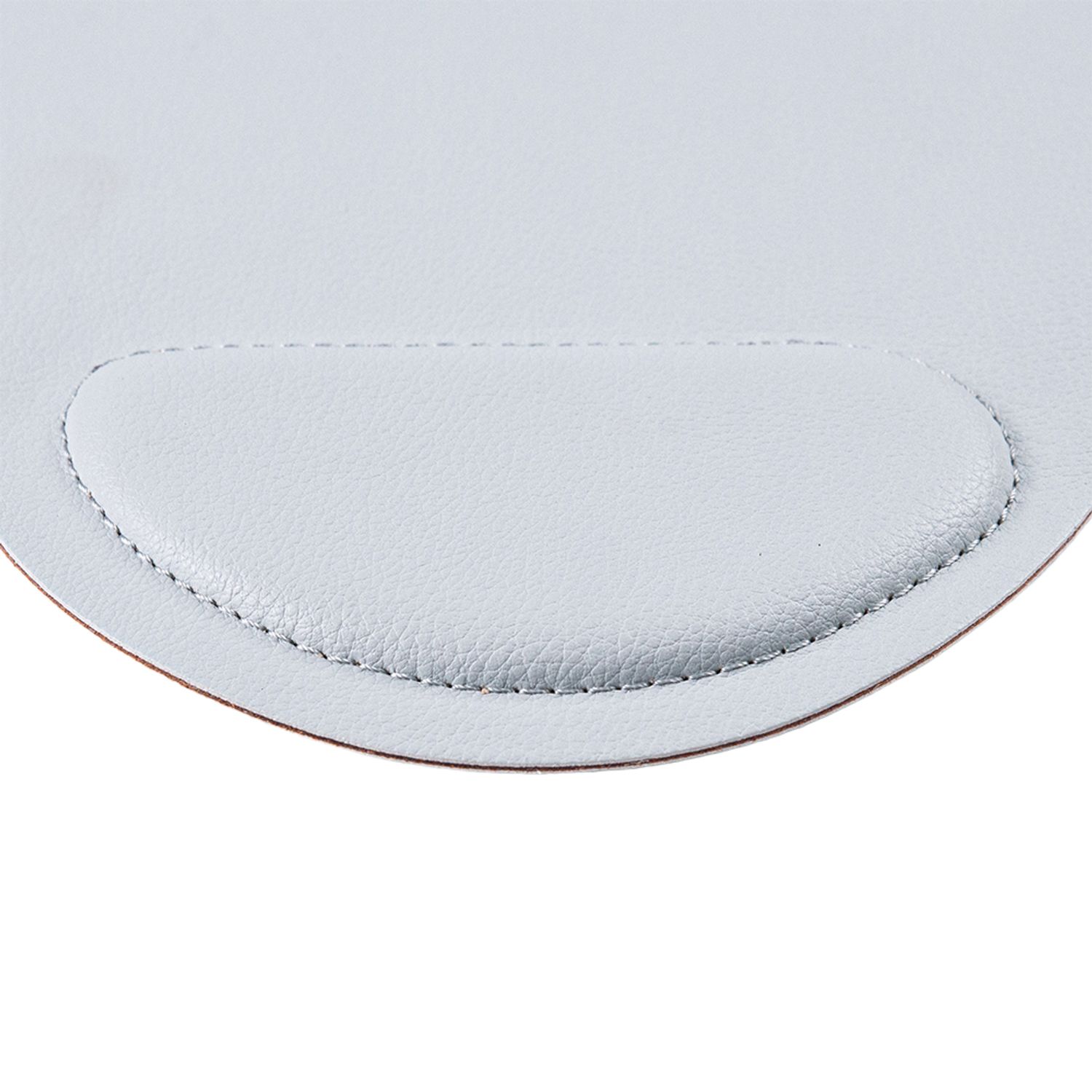 Mousepad ergonomic, piele PU, Unika, 24 x 20 cm, gri fotografia produsului View 4 L