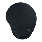 Mousepad ergonomic, piele PU, Unika, 24 x 20 cm, negru fotografia produsului