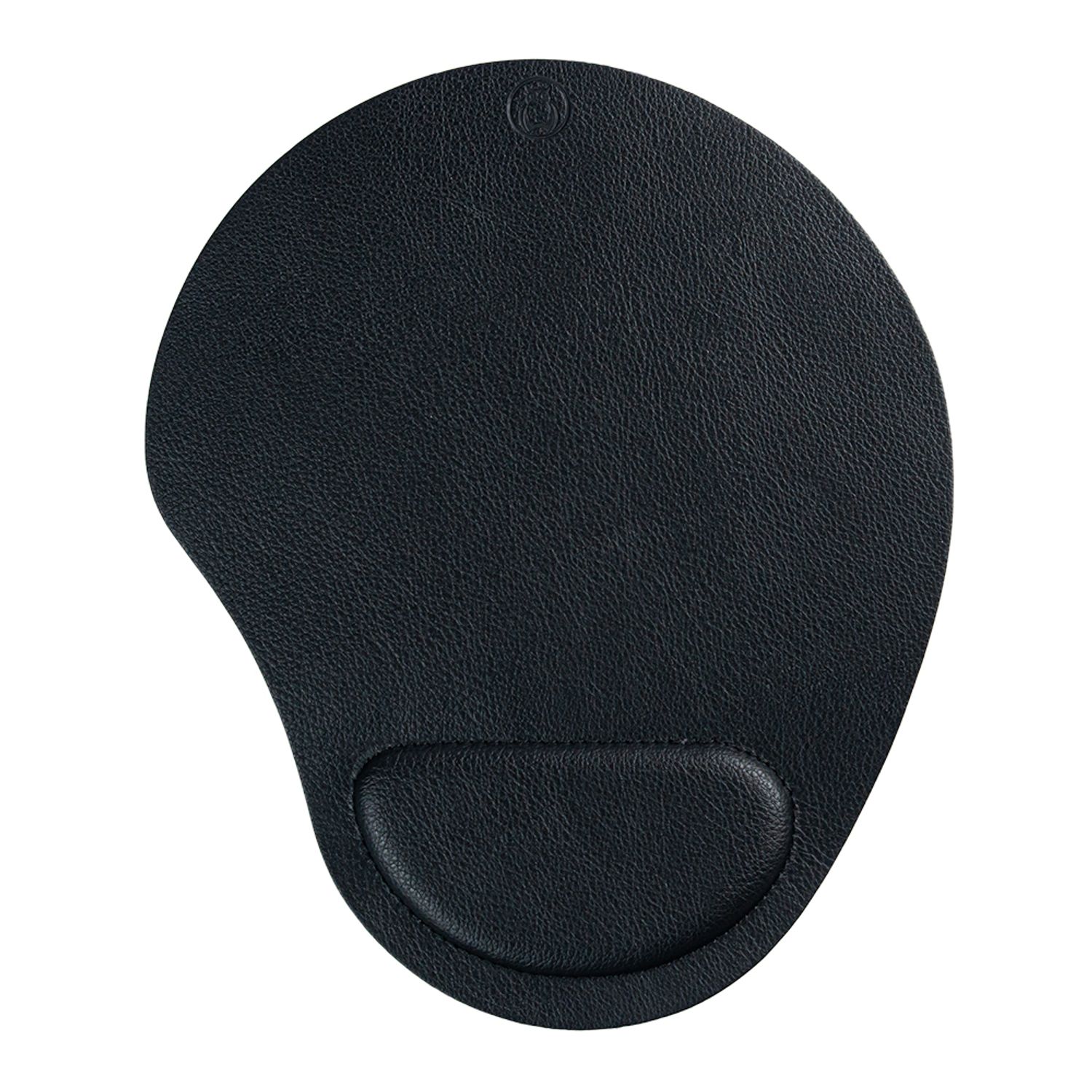 Mousepad ergonomic, piele PU, Unika, 24 x 20 cm, negru fotografia produsului