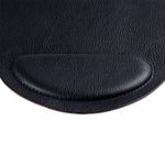 Mousepad ergonomic, piele PU, Unika, 24 x 20 cm, negru fotografia produsului View 2 S