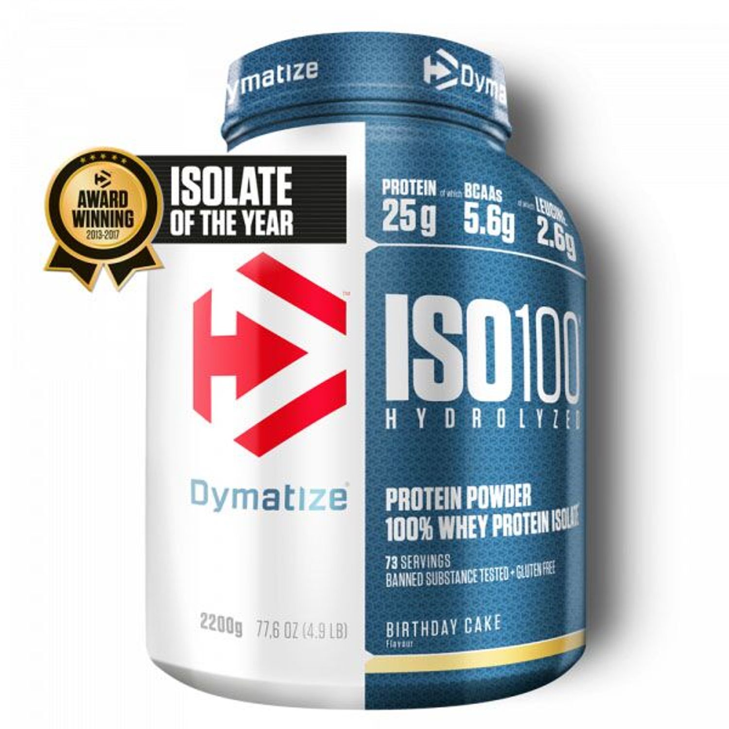 Proteina Dymatize Iso 100 Hydrolyzed Birthday cake 2264g fotografia produsului