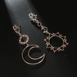 Cercei rose gold, soare si luna, Olefine C8 OUT fotografia produsului View 4 S