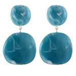 Cercei turquoise, acrilic, Paulina C20 OUT fotografia produsului