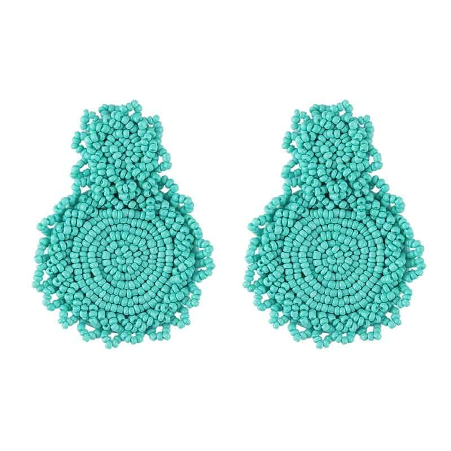 Cercei cu margelute turquoise Arppa C2 OUT fotografia produsului