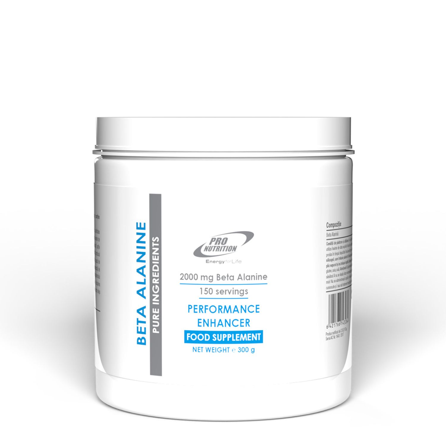 Beta Alanina, fara aroma 300g fotografia produsului