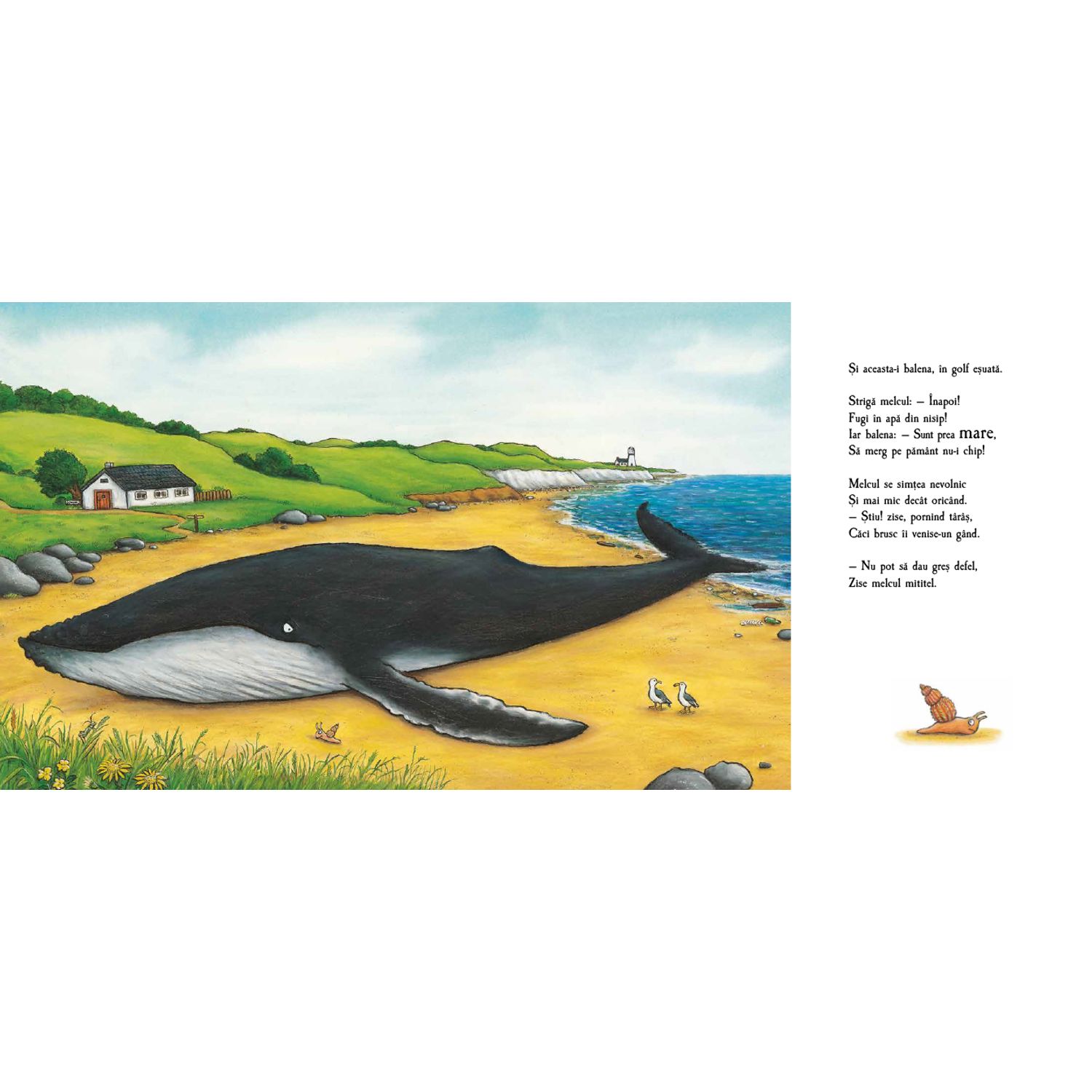 Melcul si balena - Julia Donaldson fotografia produsului View 5 L