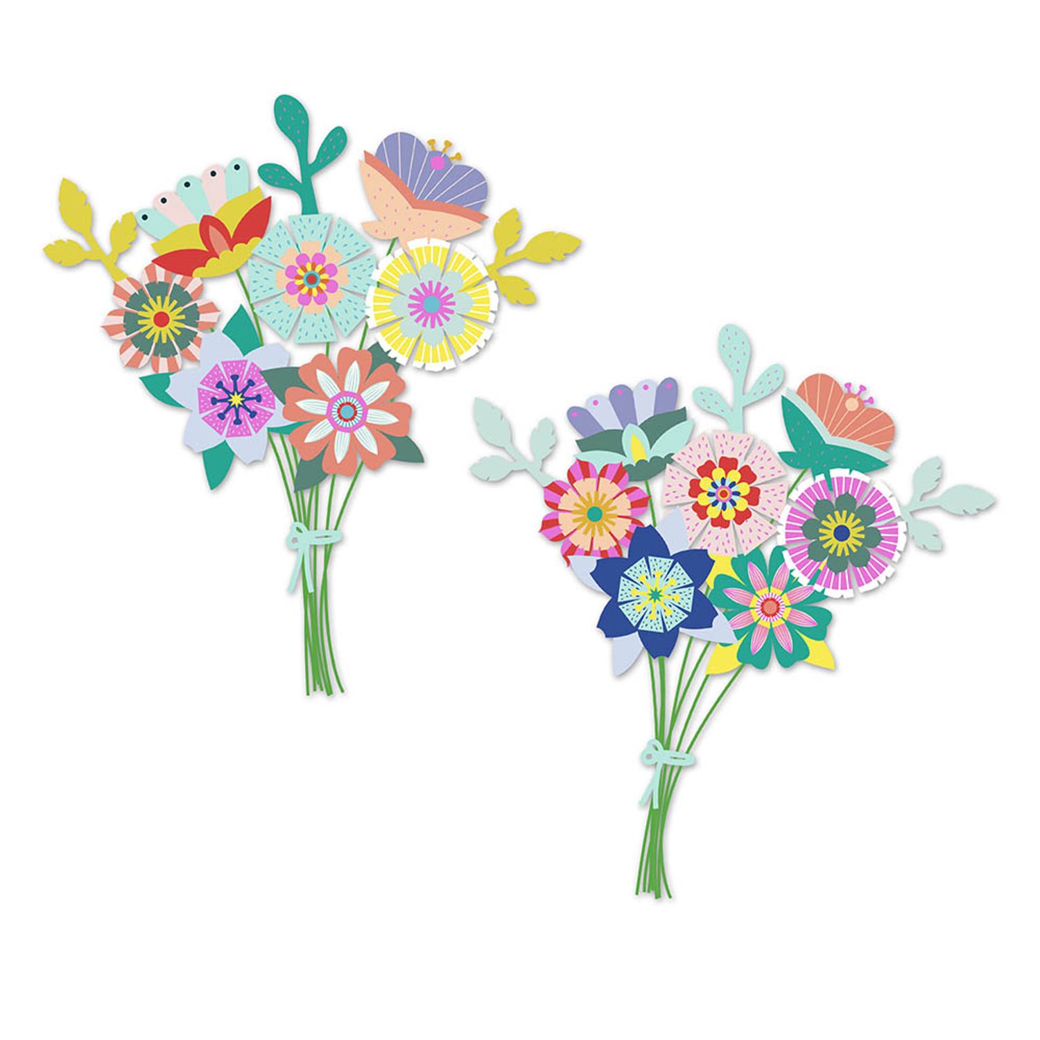 Set DIY Crafturi din hartie buchetul meu de flori fotografia produsului View 2 L