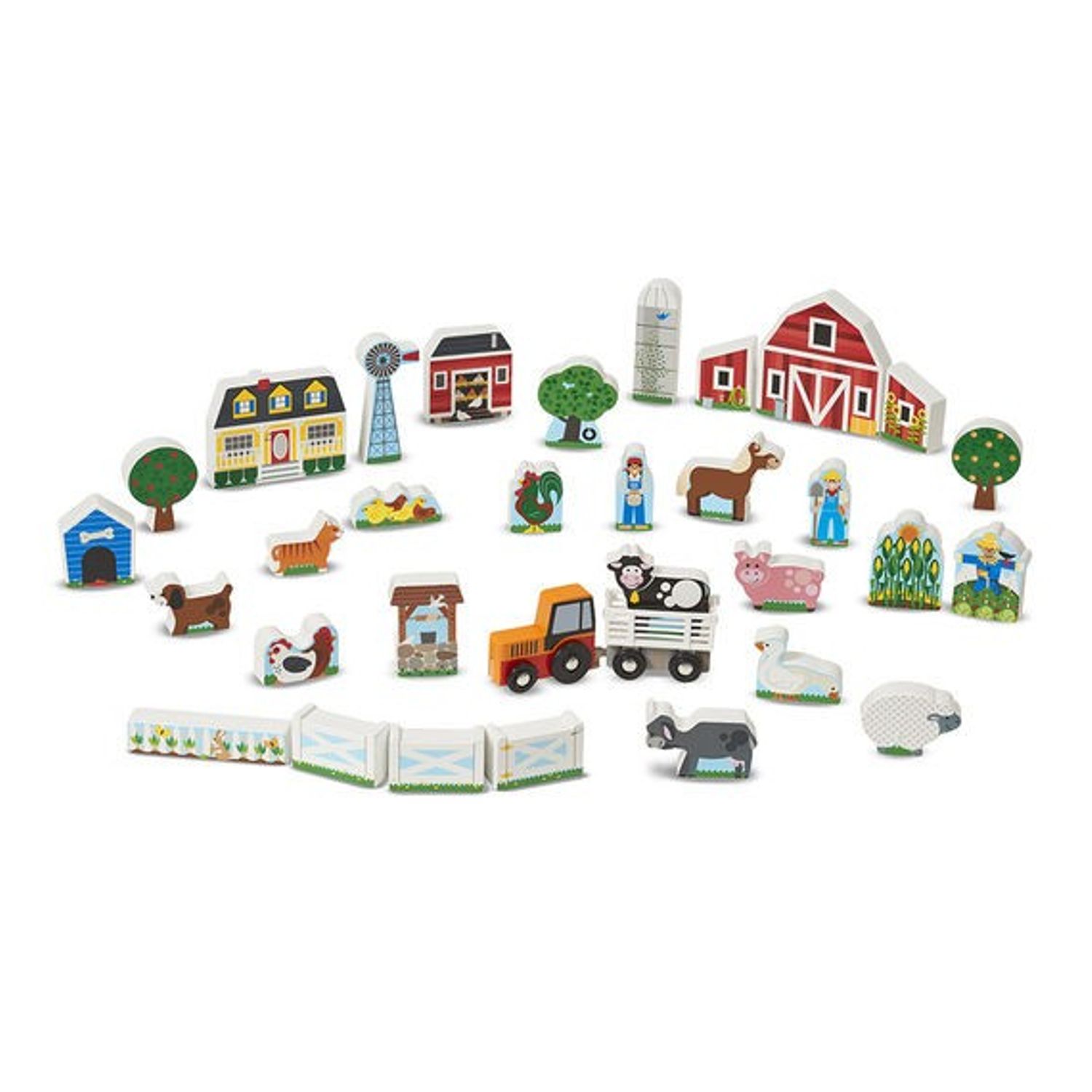 Figurine din lemn Ferma fotografia produsului