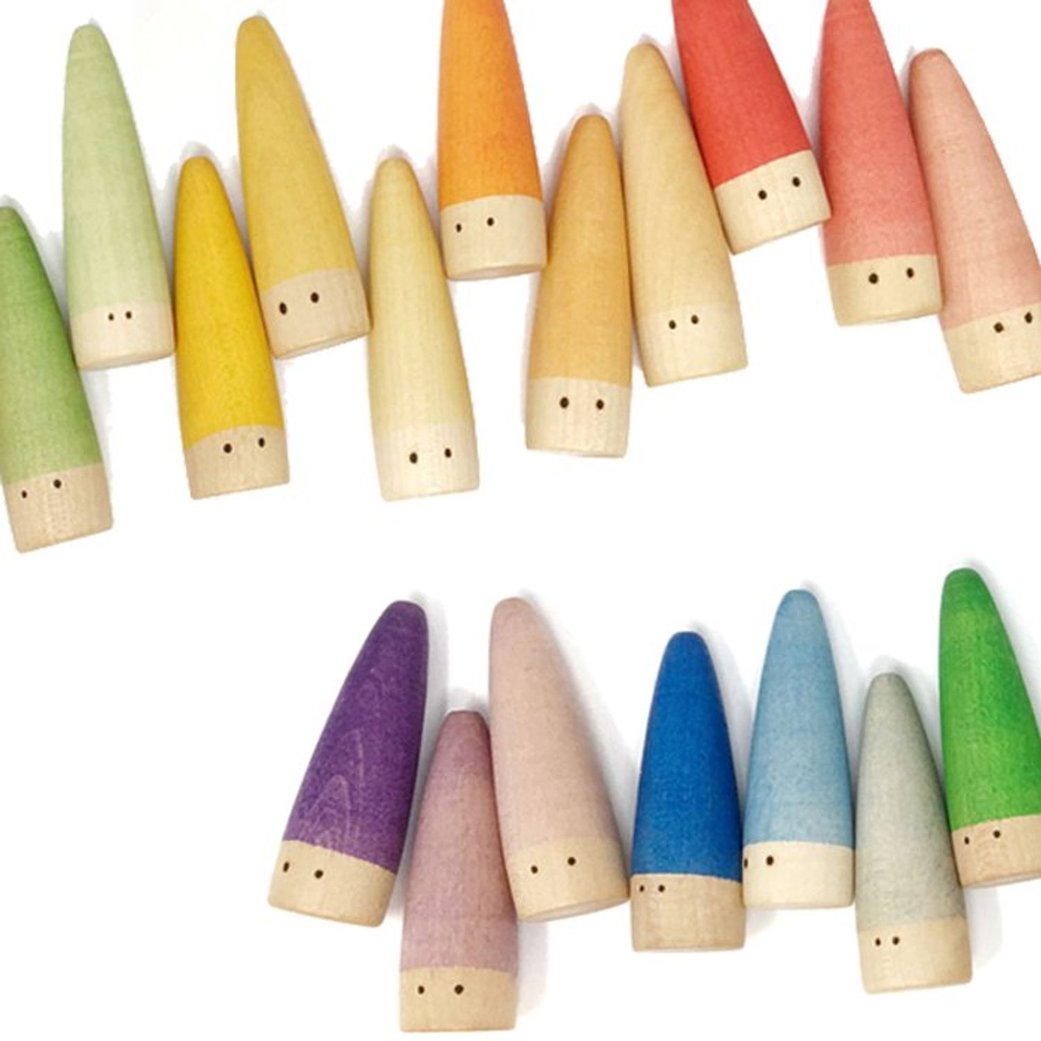 Figurine Sticks - 18 piese din lemn pentru joc liber fotografia produsului