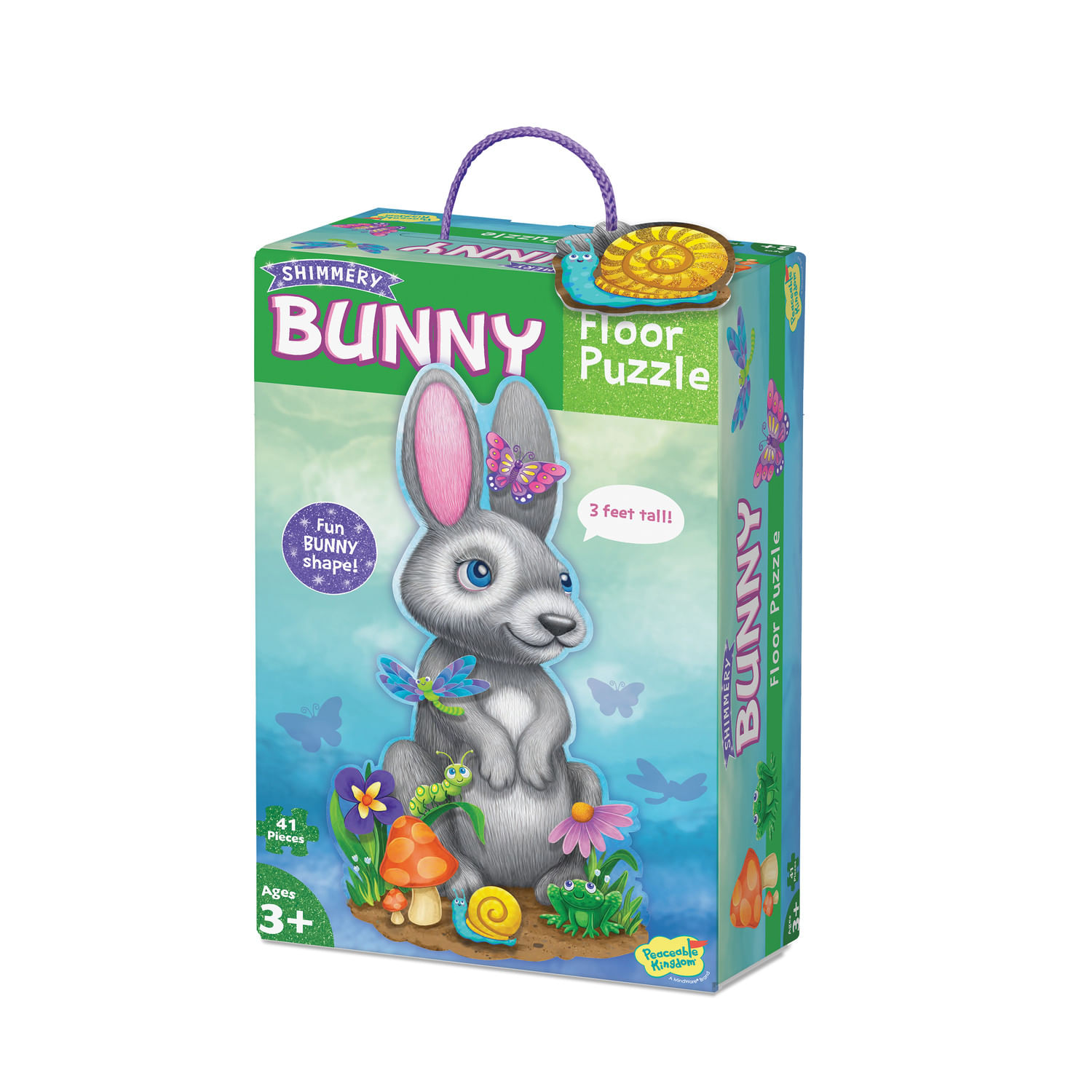 Puzzle de podea in forma de iepuras Bunny fotografia produsului View 3 L