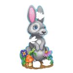 Puzzle de podea in forma de iepuras Bunny fotografia produsului View 4 S