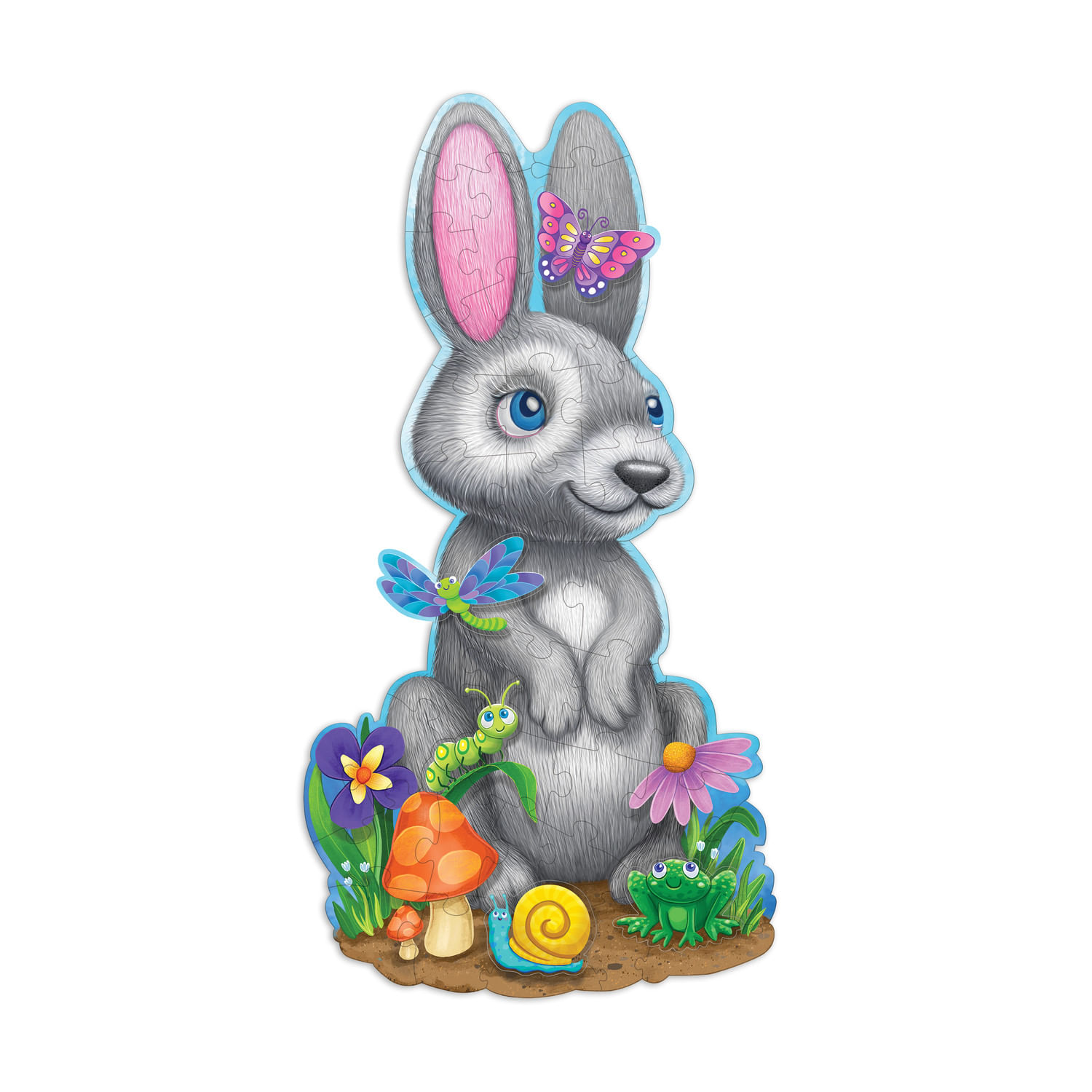 Puzzle de podea in forma de iepuras Bunny fotografia produsului